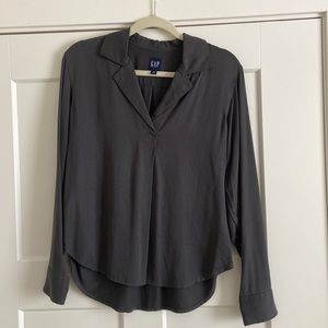 Gap Relaxed Collared Long Sleeve